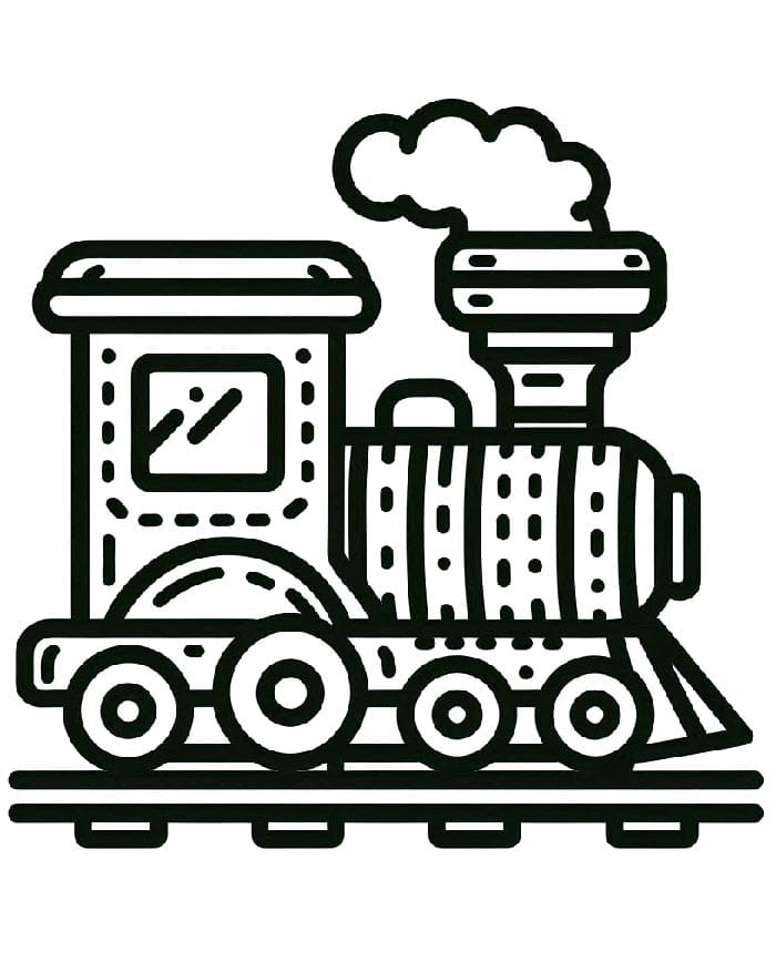 Bedelsiz Tren Boyama Sayfası