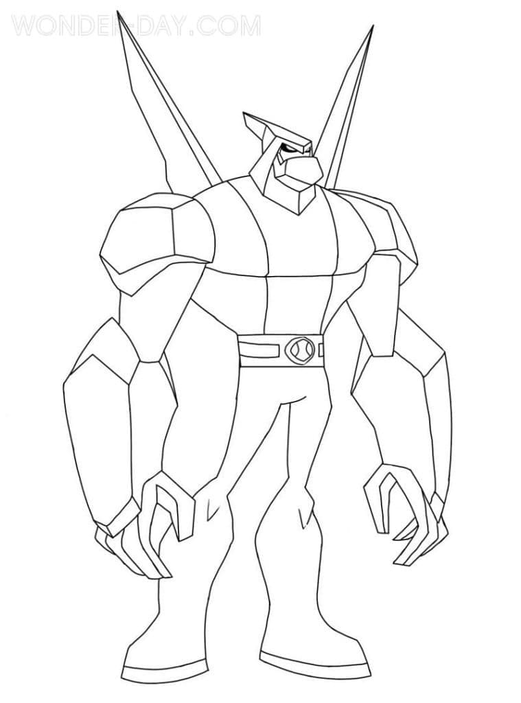 Ben 10 Resmi Boyama Sayfası