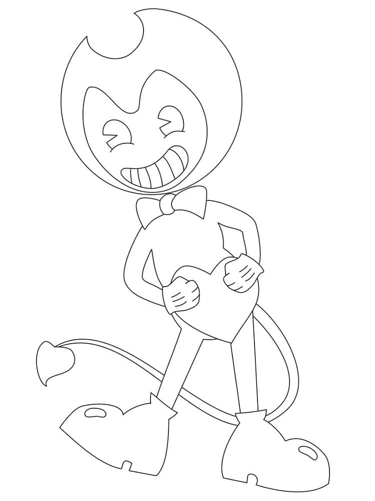 Bendy (11) Boyama Sayfası