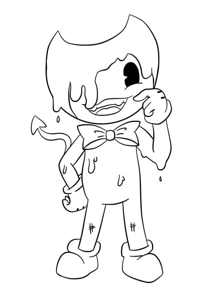 Bendy (6) Boyama Sayfası