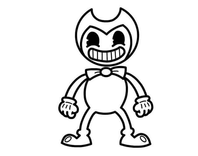 Bendy Ücretsiz Yazdırılabilir Boyama Sayfası