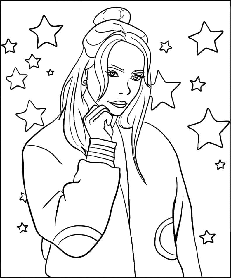 Billie Eilish Boyama Sayfaları