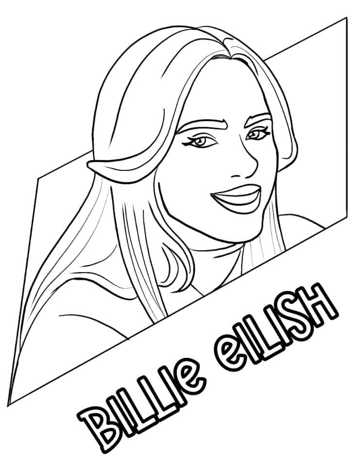 Billie Eilish (3) Boyama Sayfası