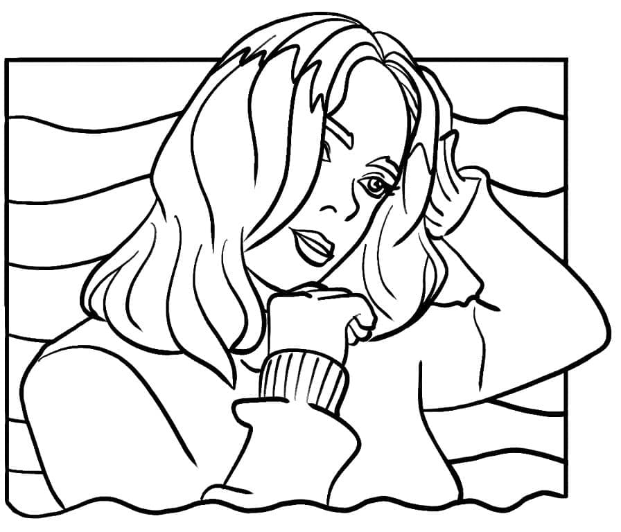 Billie Eilish (4) Boyama Sayfası
