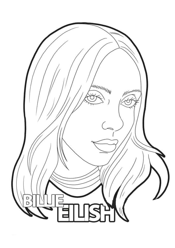 Billie Eilish (6) Boyama Sayfası