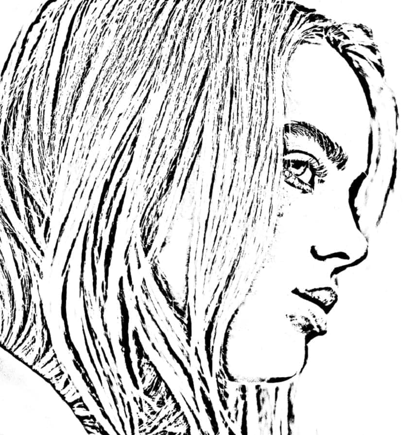 Billie Eilish Bedava Boyama Sayfası
