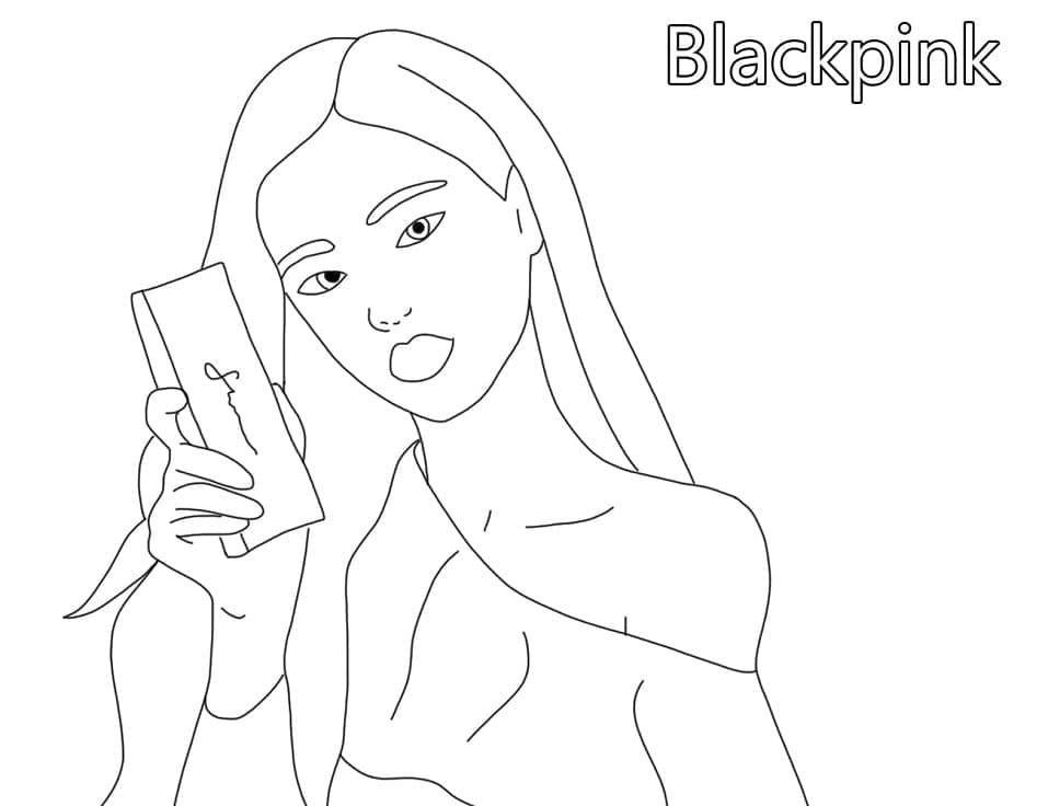 Blackpink Yazdır Boyama Sayfası