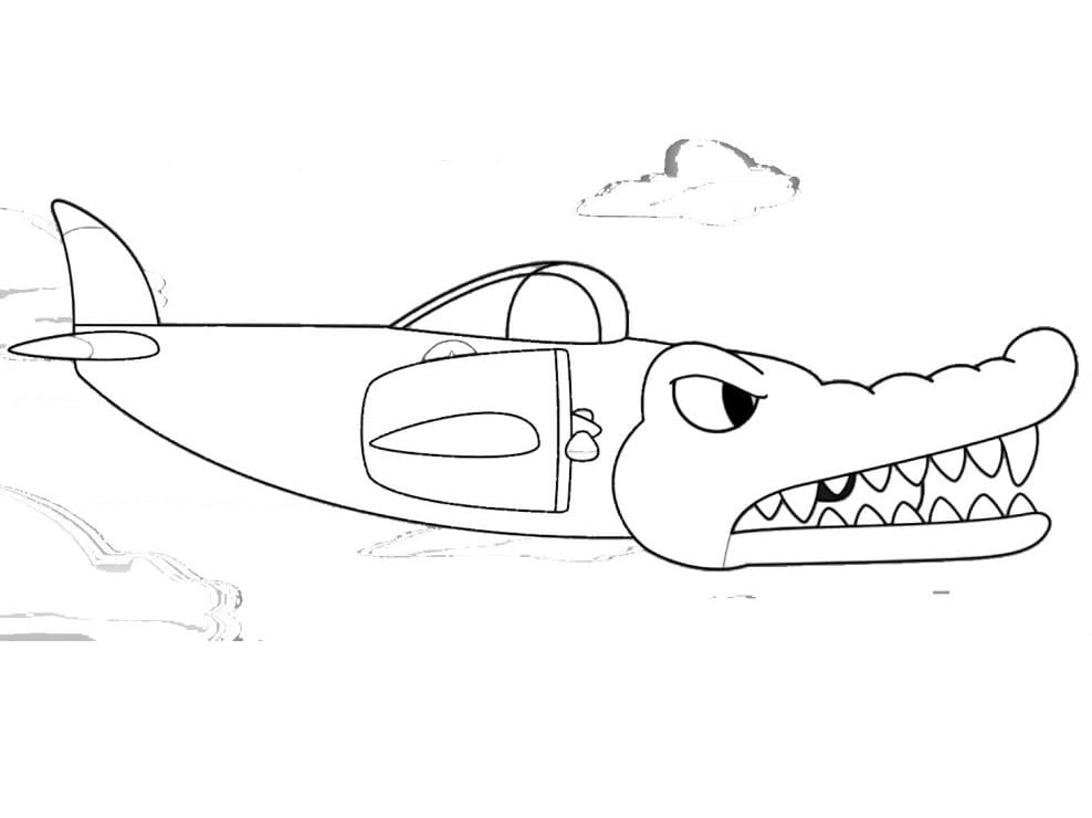 Boyama Bombardino Crocodilo Boyama Sayfası