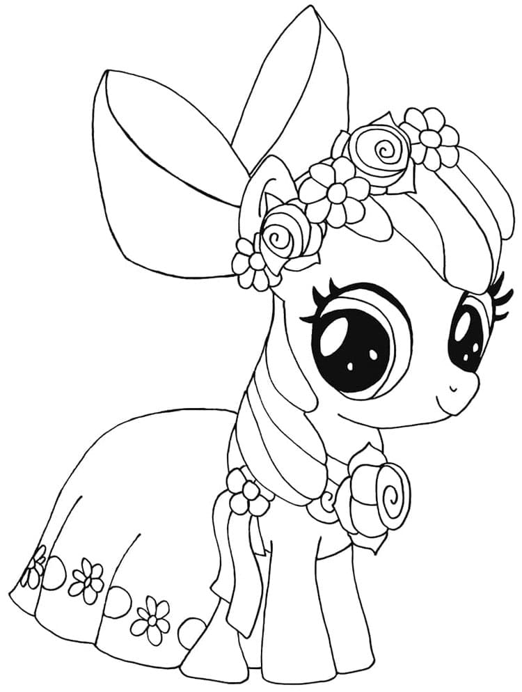 Boyanacak My Little Pony Boyama Sayfası