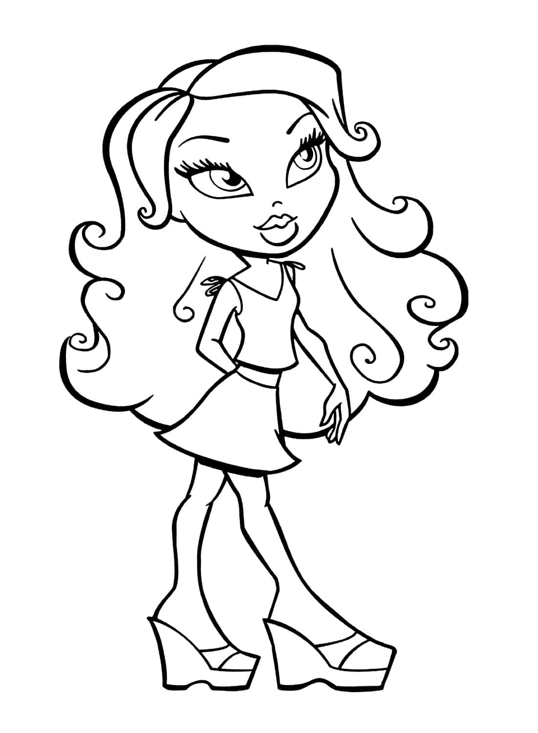 Bratz (8) Boyama Sayfası