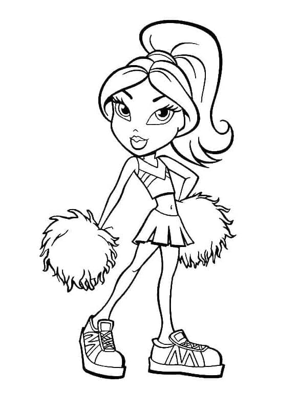 Bratz Bedava Yazdırma Sayfası Boyama Sayfası