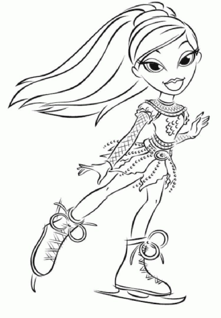 Bratz Çıktı Al Boyama Sayfası