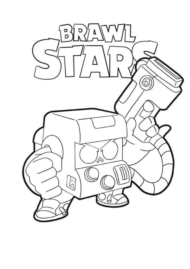 Brawl Stars 8-Bit Boyama Sayfası