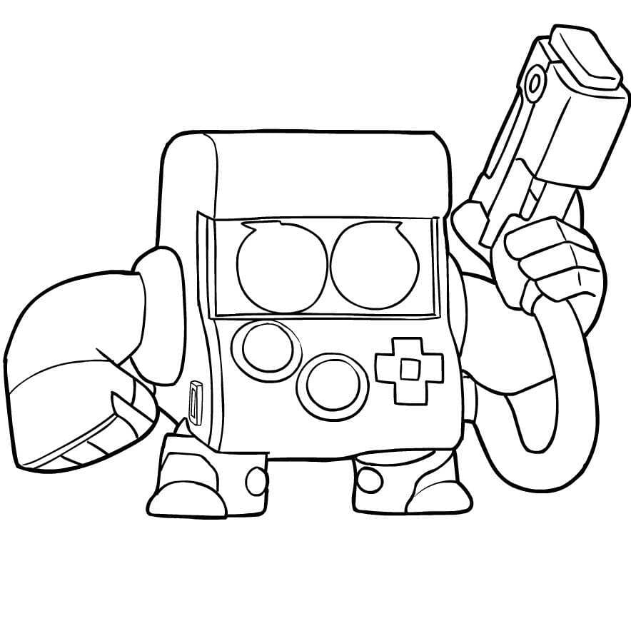 Brawl Stars Baskı Sayfası Boyama Sayfası