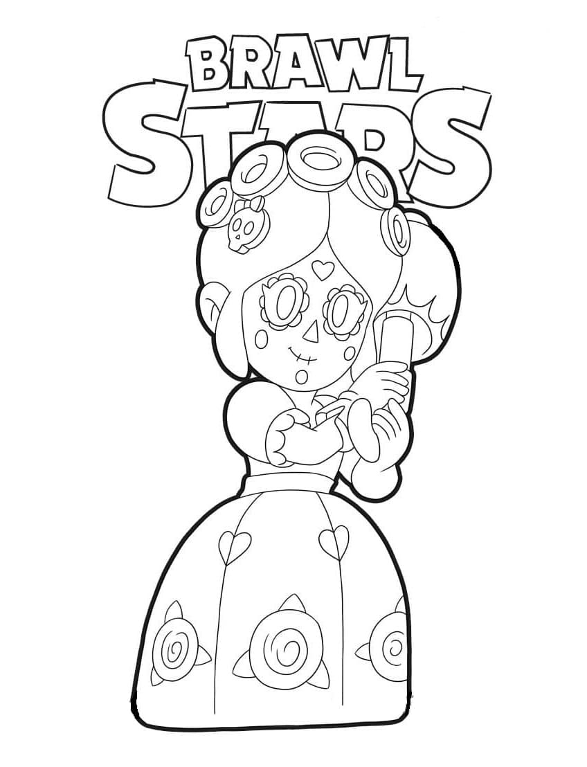 Brawl Stars Calavera Piper Boyama Sayfası