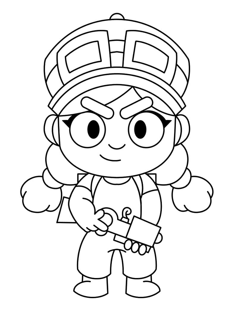 Brawl Stars Jessie Boyama Sayfası