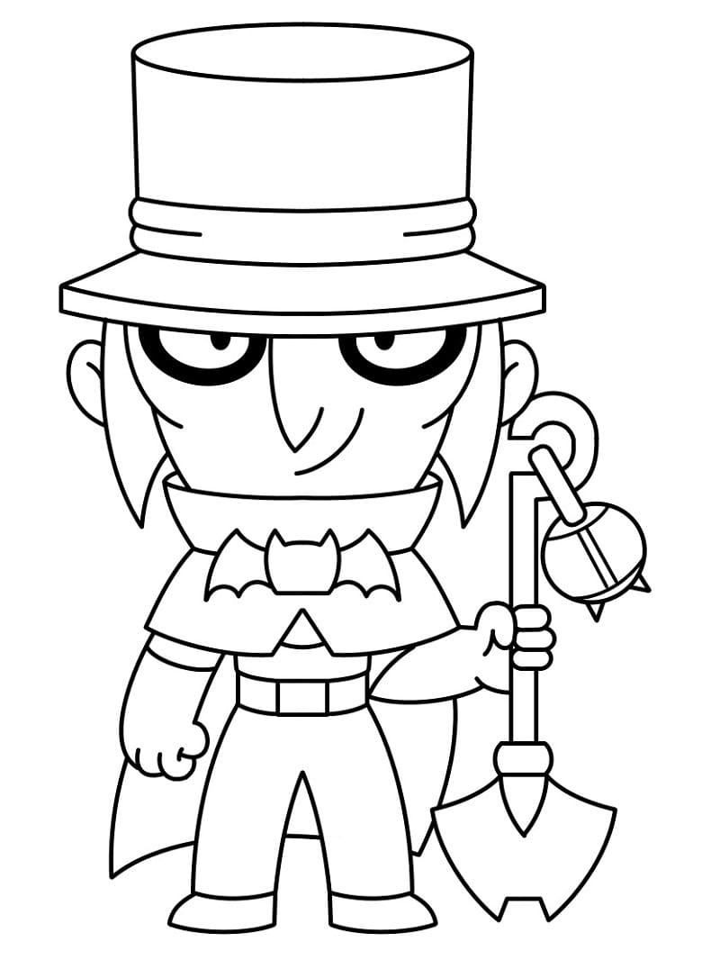 Brawl Stars Mortis Boyama Sayfası
