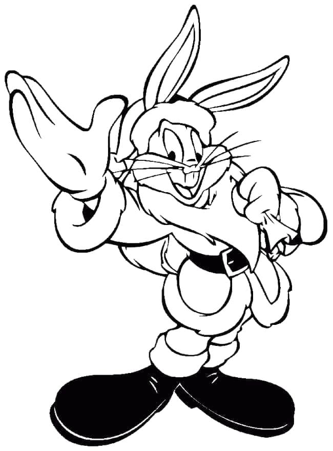 Bugs Bunny yazdır Boyama Sayfası