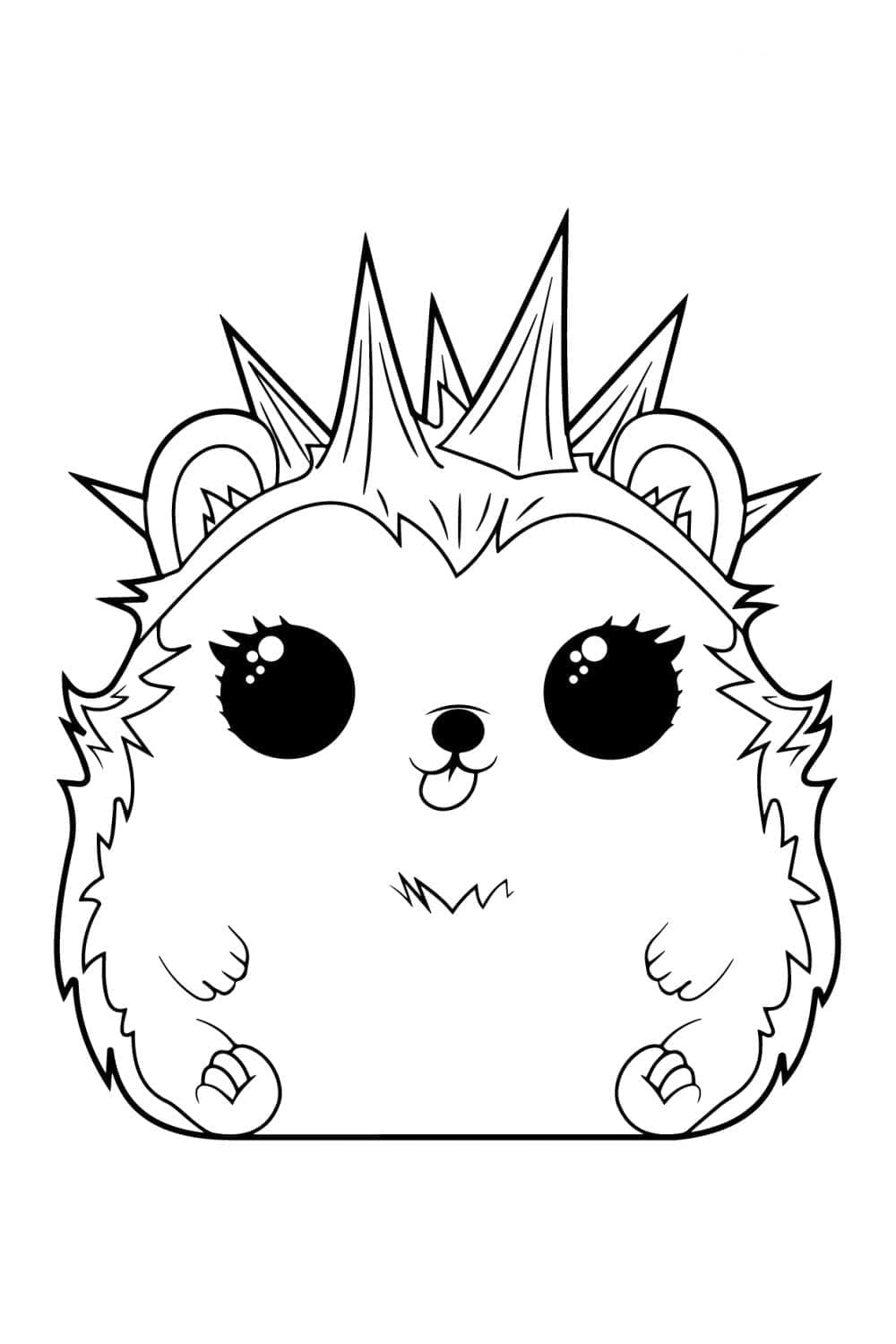 Chiki's Rare Pet Hedgehog LOL Pets Boyama Sayfası