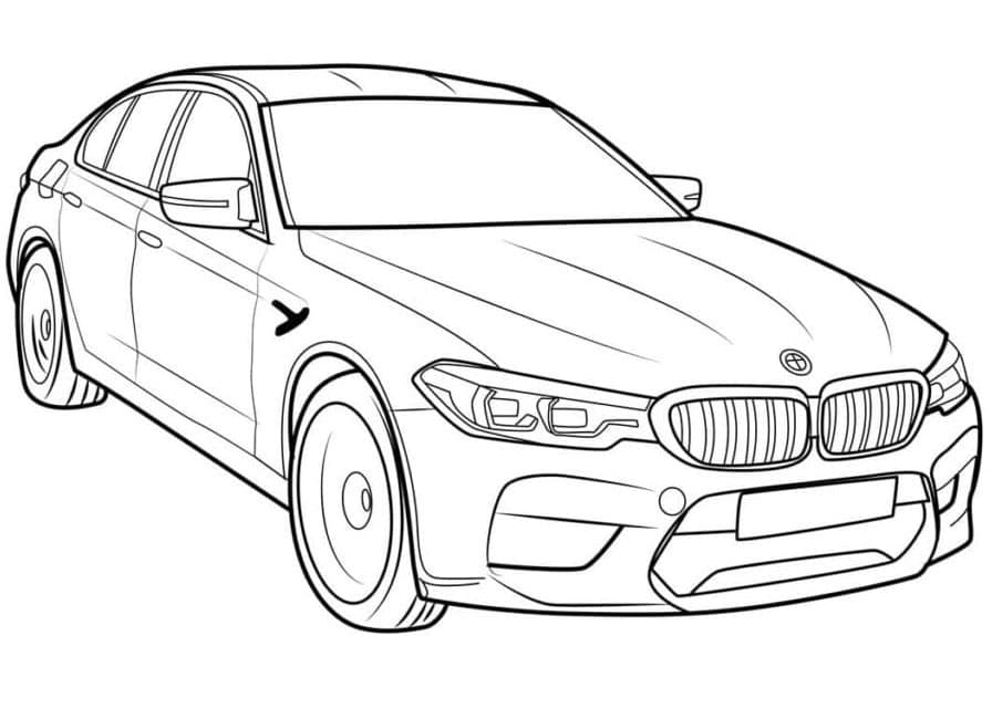 Çıktısı alınacak bedava BMW Boyama Sayfası