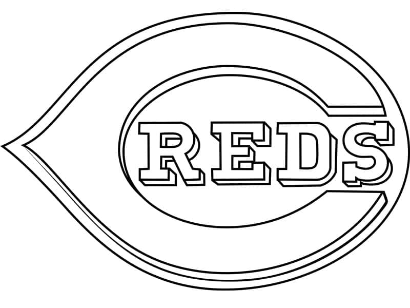 Cincinnati Reds Logo Boyama Sayfası