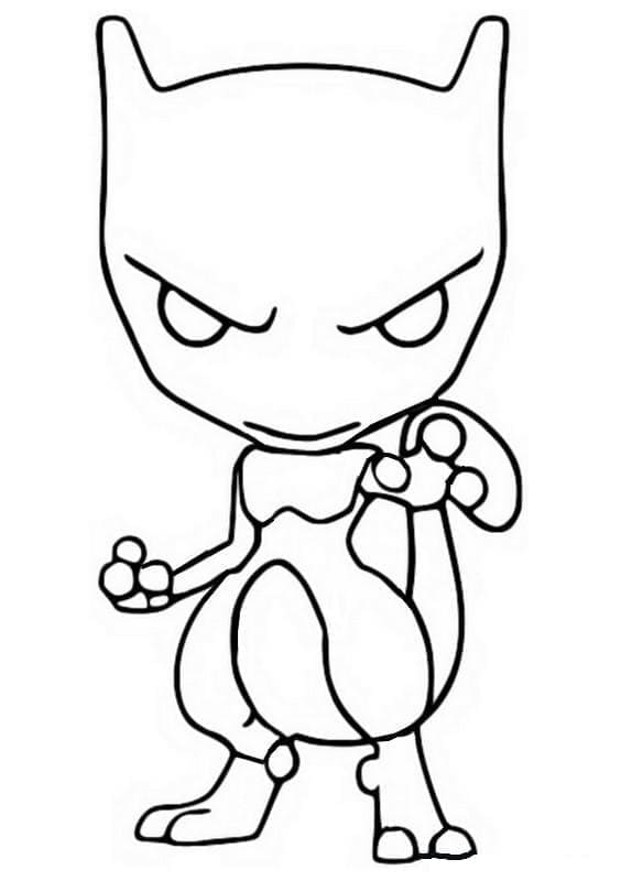 Çizgi Funko Pop Boyama Sayfası