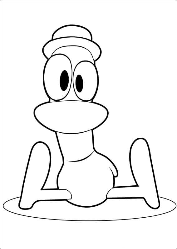 Çizgi Pocoyo Boyama Sayfası