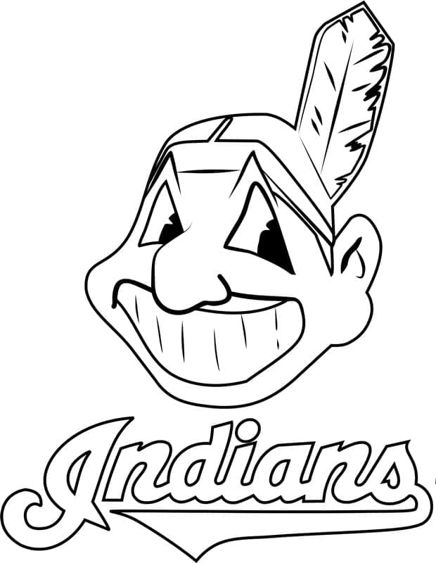 Cleveland Indians Logo Boyama Sayfası