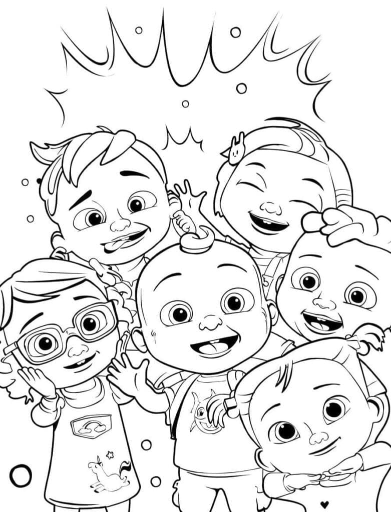 Cocomelon (12) Boyama Sayfası