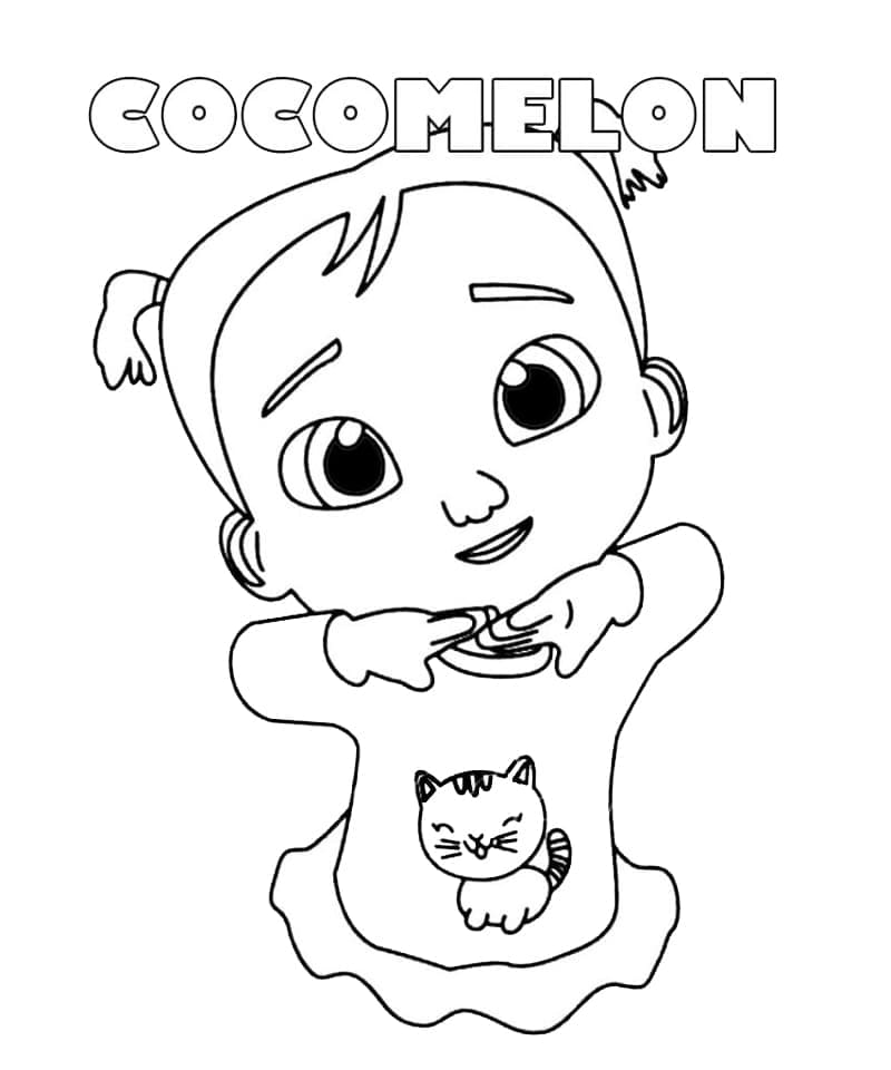 Cocomelon (5) Boyama Sayfası