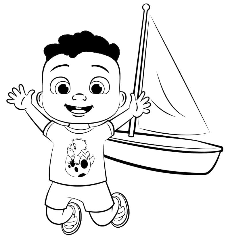Cocomelon yazdır Boyama Sayfası