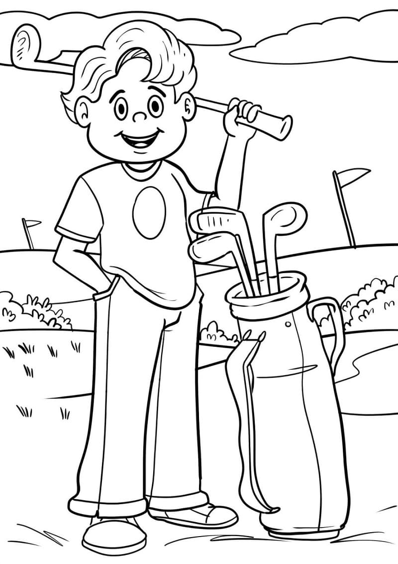 Golf Boyama Sayfaları