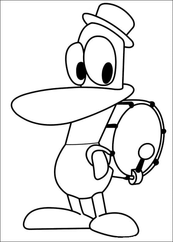 Çocuklar İçin Pocoyo Boyama Sayfası