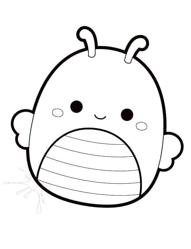 Çocuklar İçin Squishmallow Boyama Sayfası