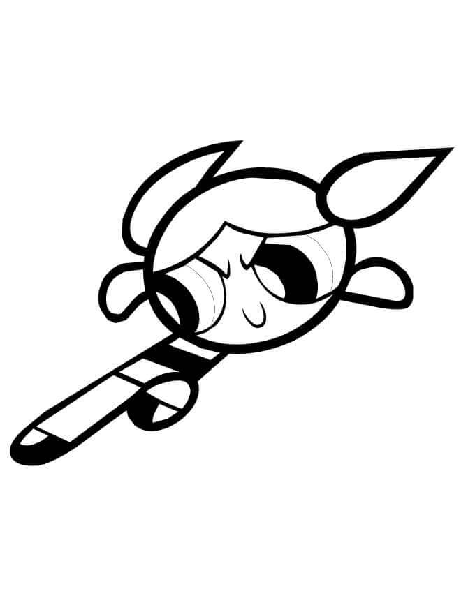Çocuklar İçin Ücretsiz Powerpuff Girls Görseli Boyama Sayfası