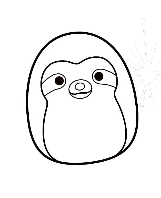 Çocuklar İçin Ücretsiz Squishmallow Boyama Sayfası