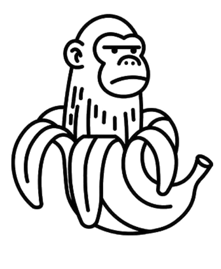 Chimpanzini Bananini Boyama Sayfaları