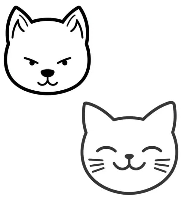 Çocuklar İçin Yazdırılabilir Emoji Boyama Sayfası