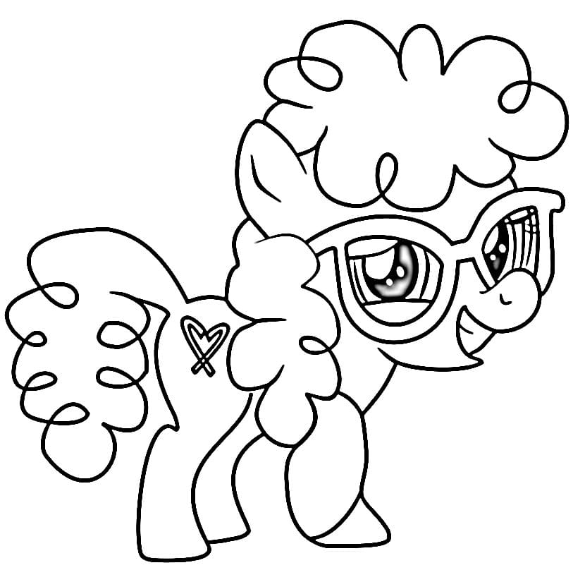 Çocuklar İçin Yazdırılabilir My Little Pony Boyama Sayfası