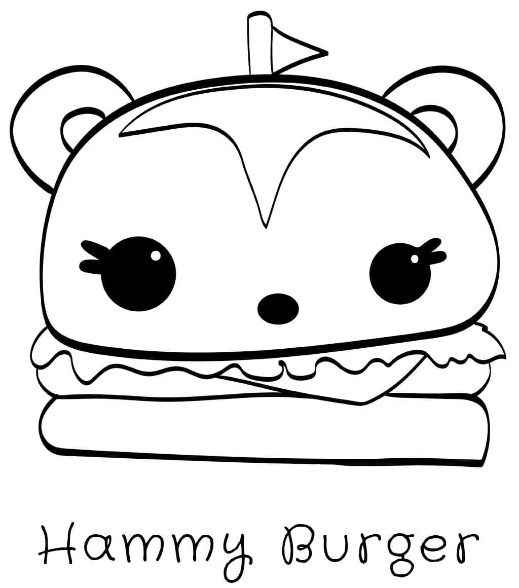Çocuklar için Fiyatsız Num Noms Boyama Sayfası