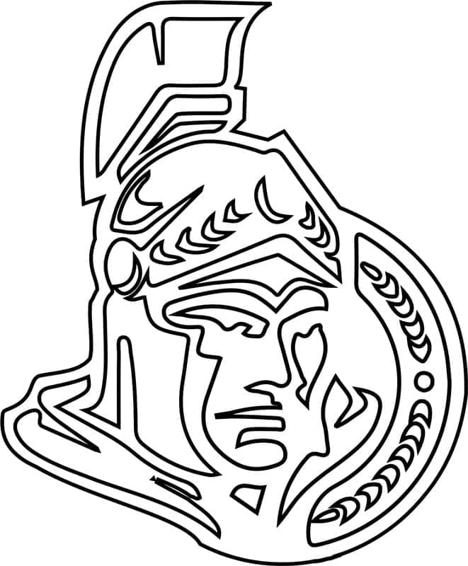 Çocuklar için Yazdırılabilir NHL Boyama Sayfası