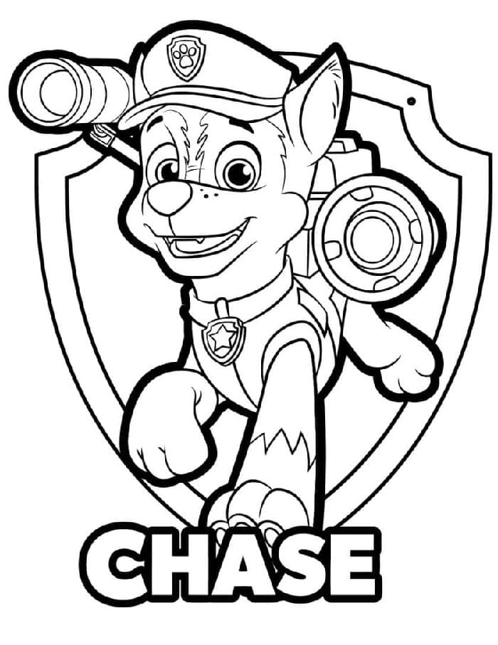 Çocuklar için ücretsiz Paw Patrol Boyama Sayfası