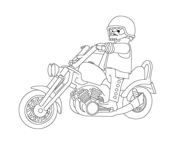 Çocuklara Özel Playmobil Boyama Sayfası
