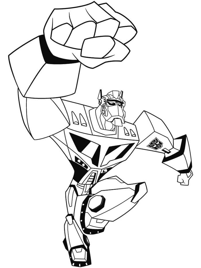 Çocuklara Ücretsiz Transformers Boyama Sayfası