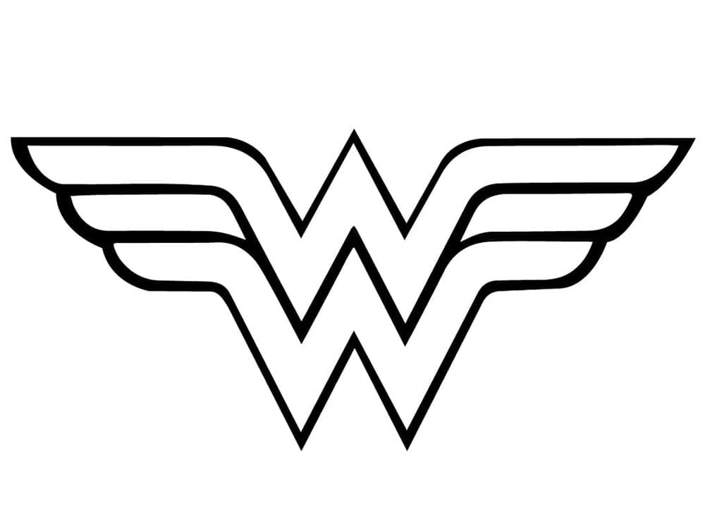 Çocuklara Ücretsiz Wonder Woman Boyama Sayfası