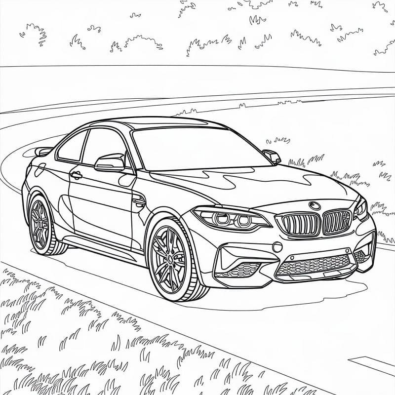 BMW Boyama Sayfaları