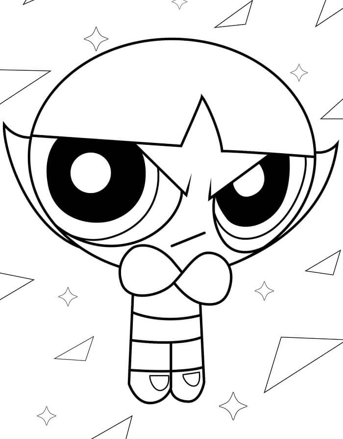 Çok Şirin Powerpuff Girls Boyama Sayfası