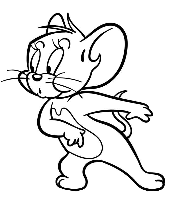 Çok Şirin Tom ve Jerry Boyama Sayfası
