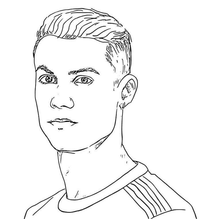 Cristiano Ronaldo Resim Boyama Sayfası
