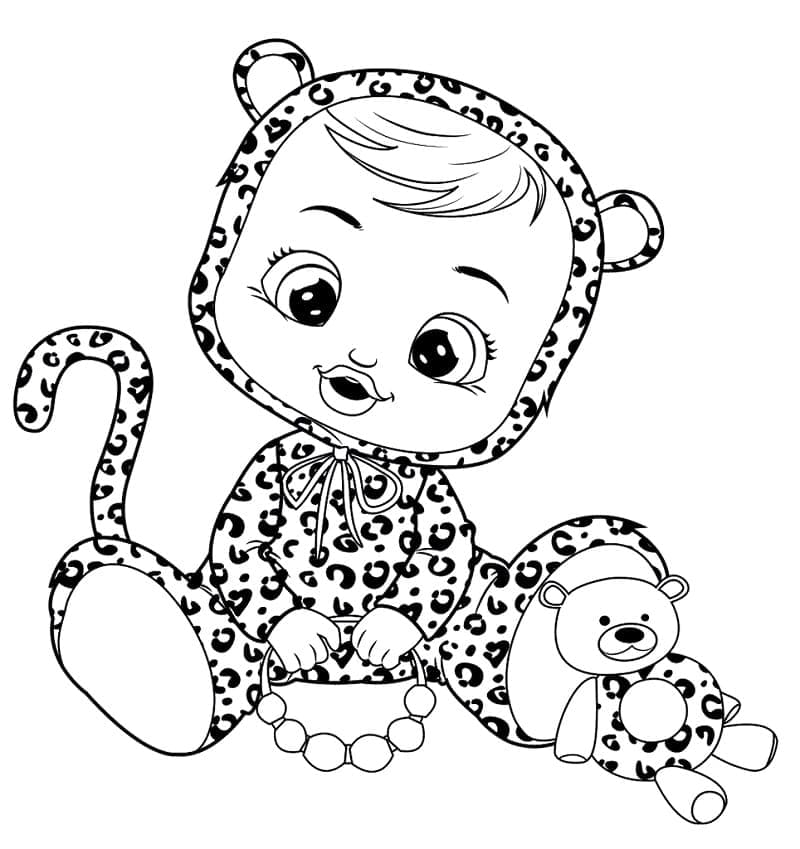 Cry Babies Bedava Baskı Boyama Sayfası